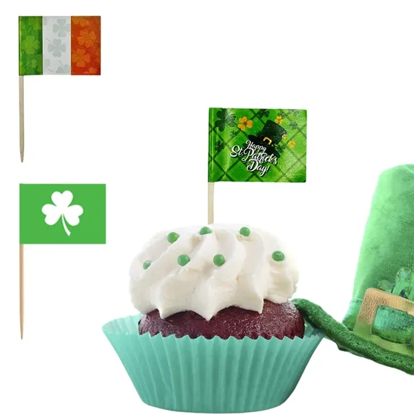 Party Cupcake Toppers Toothpick Flags - Party Cupcake Toppers Toothpick Flags - Image 0 of 4