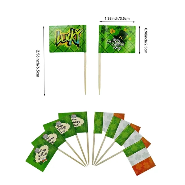 Party Cupcake Toppers Toothpick Flags - Party Cupcake Toppers Toothpick Flags - Image 1 of 4