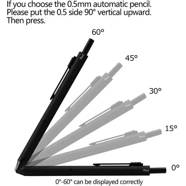 4 in 1 Metal Multicolor Gravity Pen - 4 in 1 Metal Multicolor Gravity Pen - Image 1 of 4