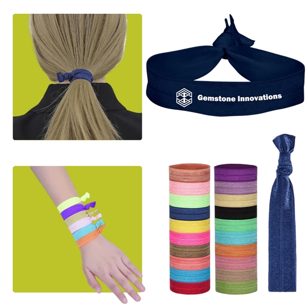 Ribbon Hair Ties Scrunchies - Ribbon Hair Ties Scrunchies - Image 0 of 18