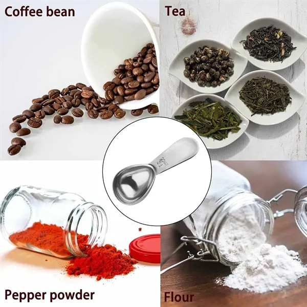 Short Handle Stainless Steel Coffee Measuring Spoon - Short Handle Stainless Steel Coffee Measuring Spoon - Image 2 of 2
