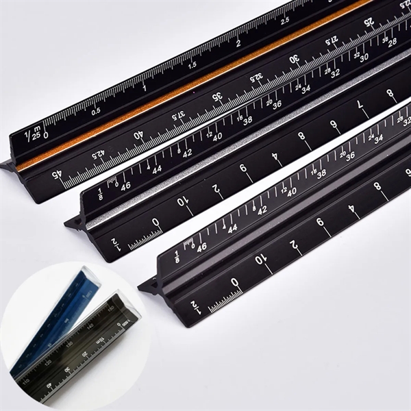 12" Aluminum Architect Scale - 12" Aluminum Architect Scale - Image 0 of 5