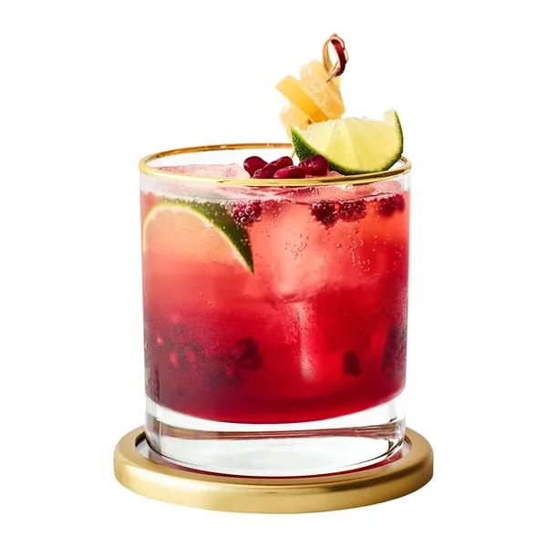 13oz. Gold Rimmed Double Old Fashioned Glass - 13oz. Gold Rimmed Double Old Fashioned Glass - Image 5 of 5