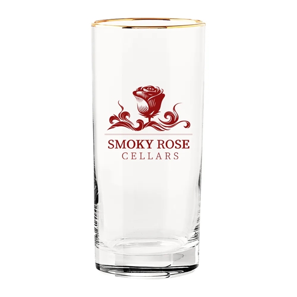 16oz. Gold Rimmed Highball Glass - 16oz. Gold Rimmed Highball Glass - Image 1 of 2