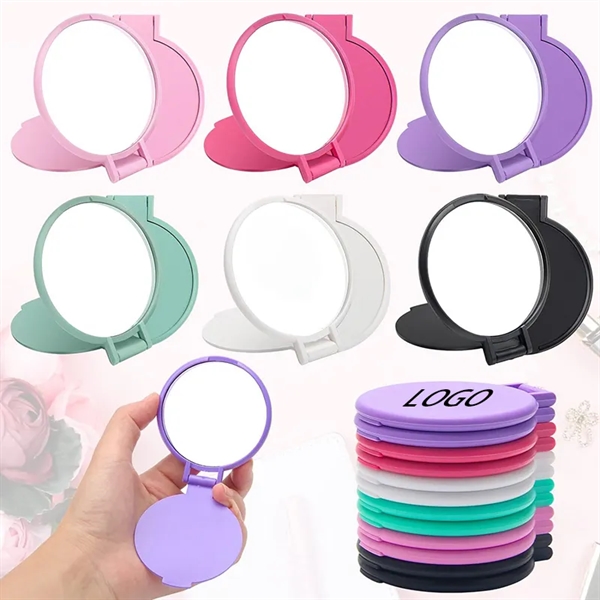 Portable Round Compact Mirror - Portable Round Compact Mirror - Image 0 of 2