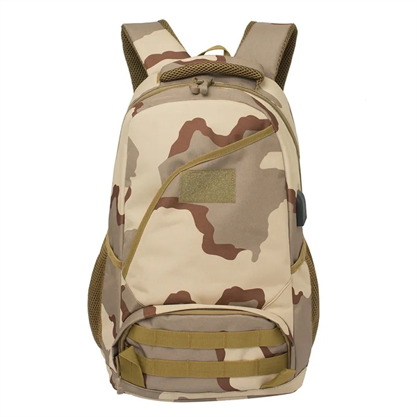USB Charger Outdoor Backpack - USB Charger Outdoor Backpack - Image 3 of 6