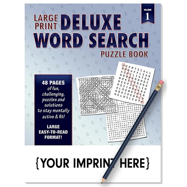 Deluxe Word Search Large Print Puzzle Book Vol. 1