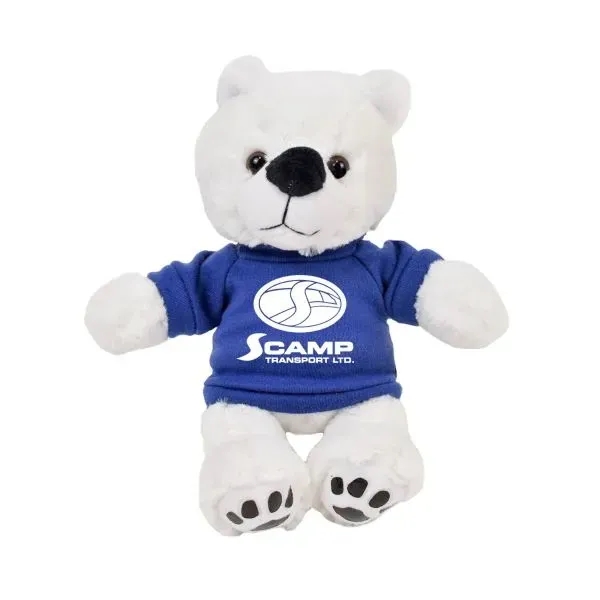 Justin Polar Bear w/t-shirt - Justin Polar Bear w/t-shirt - Image 0 of 6