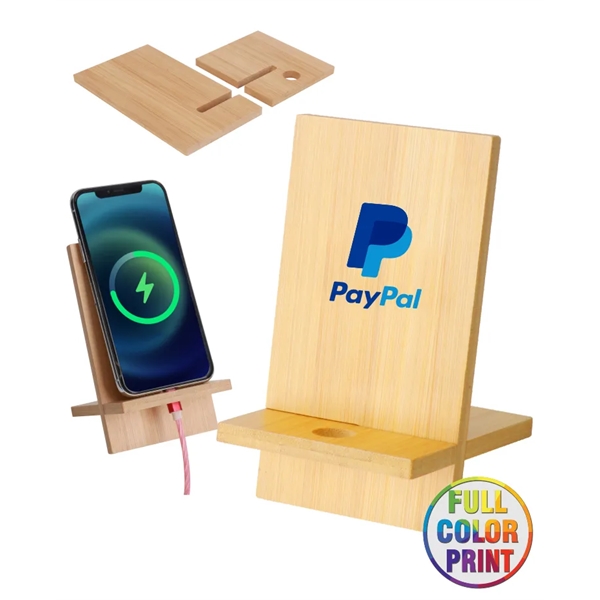 Detachable Phone Stand made with Genuine Bamboo - Detachable Phone Stand made with Genuine Bamboo - Image 2 of 2