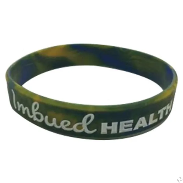 Colorfilled Silicone Wristband Bracelet - Colorfilled Silicone Wristband Bracelet - Image 0 of 10