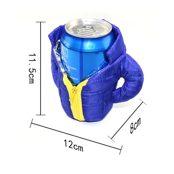 The Puffy Jacket Insulated 12 oz Can Cooler - The Puffy Jacket Insulated 12 oz Can Cooler - Image 1 of 2
