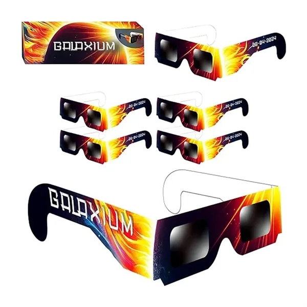 Customizable Paper Total Solar Eclipse Glasses - Customizable Paper Total Solar Eclipse Glasses - Image 1 of 6