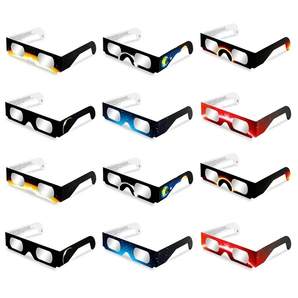 Customizable Paper Total Solar Eclipse Glasses - Customizable Paper Total Solar Eclipse Glasses - Image 4 of 6