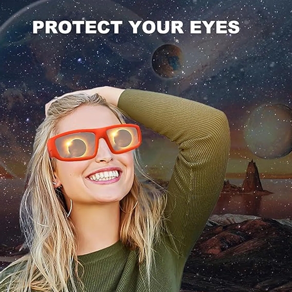 Customizable Plastic Total Solar Eclipse Glasses - Customizable Plastic Total Solar Eclipse Glasses - Image 5 of 5