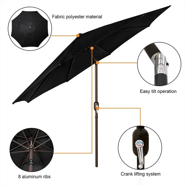 Shakeable Head Patio Umbrella - Shakeable Head Patio Umbrella - Image 1 of 5