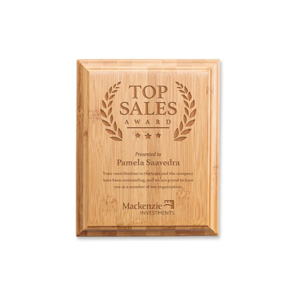 Bamboo Engraved Plaque - Bamboo Engraved Plaque - Image 4 of 11