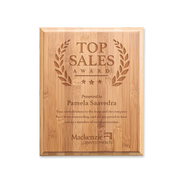 Bamboo Engraved Plaque - Bamboo Engraved Plaque - Image 8 of 11