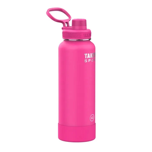 40 oz Takeya® Stainless Steel Insulated Sport Water Bottle - 40 oz Takeya® Stainless Steel Insulated Sport Water Bottle - Image 2 of 5