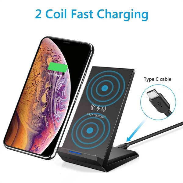 Fast 15W Wireless Charger Stand - Fast 15W Wireless Charger Stand - Image 0 of 9