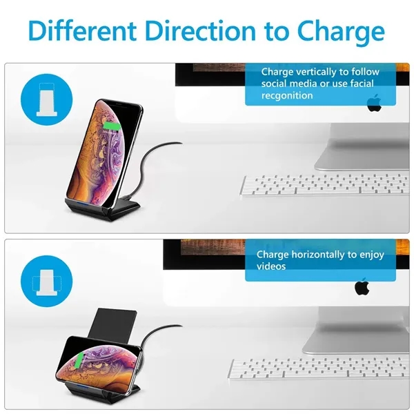Fast 15W Wireless Charger Stand - Fast 15W Wireless Charger Stand - Image 4 of 9