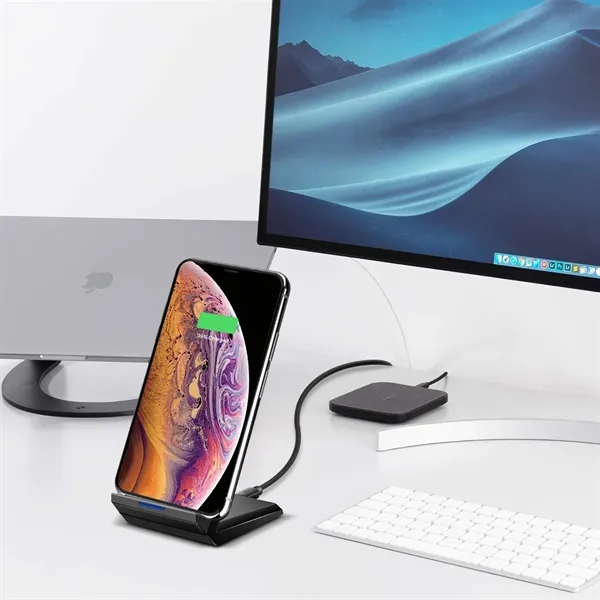 Fast 15W Wireless Charger Stand - Fast 15W Wireless Charger Stand - Image 6 of 9