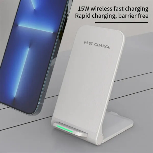 15W Foldable Wireless Charger Stand - 15W Foldable Wireless Charger Stand - Image 2 of 7