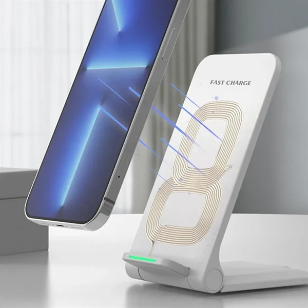 15W Foldable Wireless Charger Stand - 15W Foldable Wireless Charger Stand - Image 3 of 7