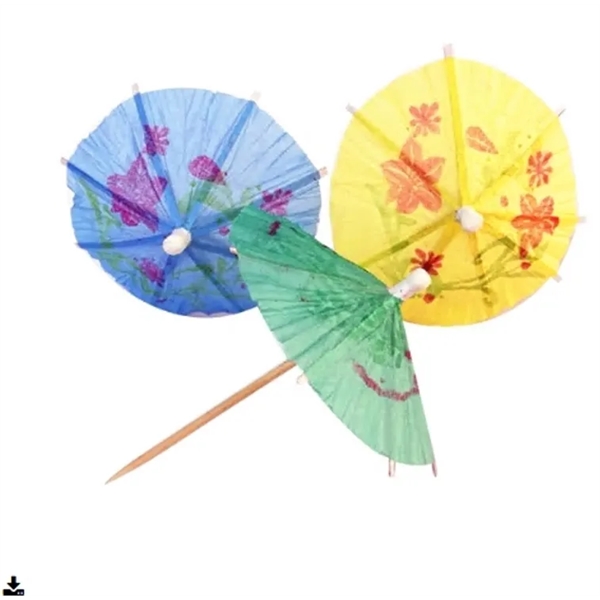 Paper Cocktail Toothpick Umbrellas/Parasols for Party - Paper Cocktail Toothpick Umbrellas/Parasols for Party - Image 2 of 3