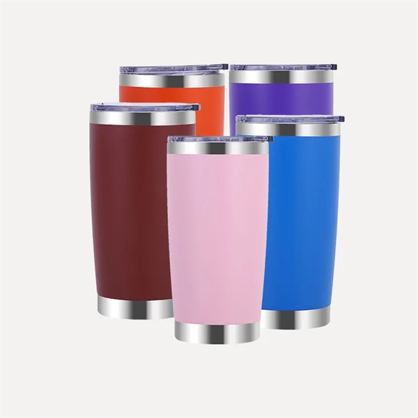 20 oz Double Layer Vacuum Travel Mug Stainless Steel Tumbler - 20 oz Double Layer Vacuum Travel Mug Stainless Steel Tumbler - Image 6 of 14