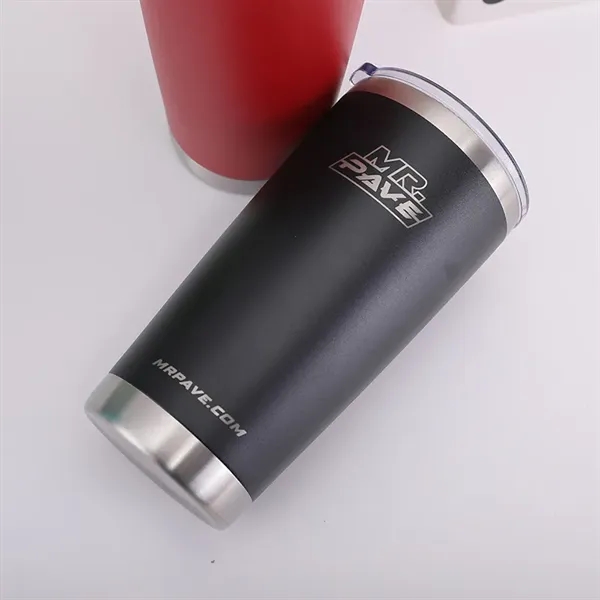 20 oz Double Layer Vacuum Travel Mug Stainless Steel Tumbler - 20 oz Double Layer Vacuum Travel Mug Stainless Steel Tumbler - Image 13 of 14