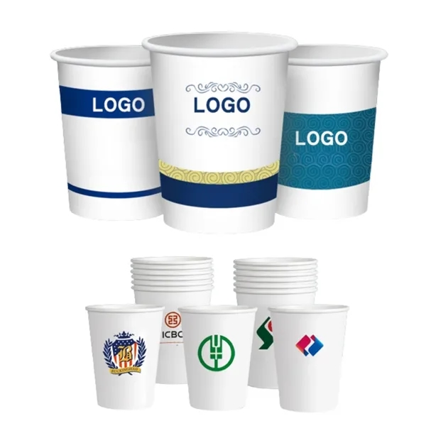 9oz Disposable Paper Cup Full Color Imprint - 9oz Disposable Paper Cup Full Color Imprint - Image 0 of 1
