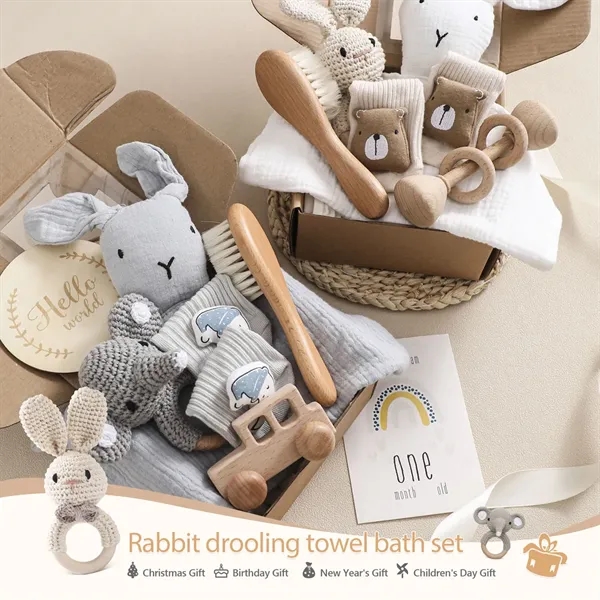 Newborn Baby Shower Bath Gift Set - Newborn Baby Shower Bath Gift Set - Image 4 of 5