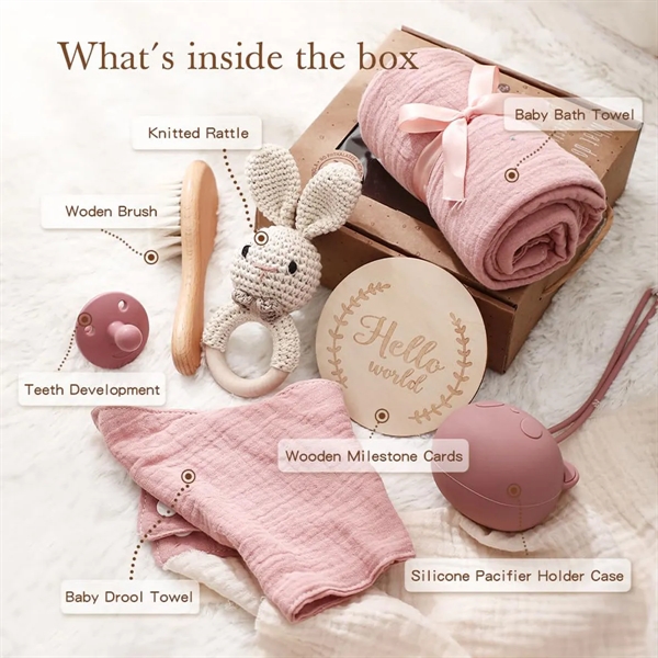 Newborn Baby Shower Bath Gift Set - Newborn Baby Shower Bath Gift Set - Image 3 of 4