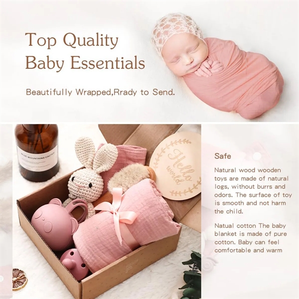 Newborn Baby Shower Bath Gift Set - Newborn Baby Shower Bath Gift Set - Image 4 of 4