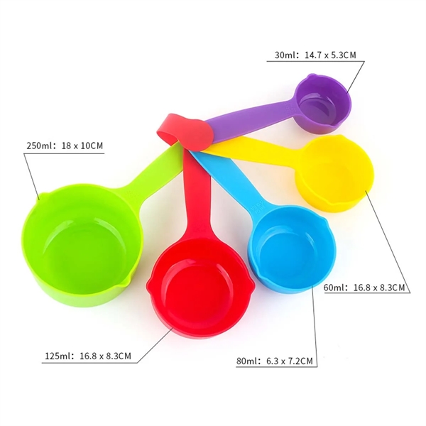 Rainbow Measuring Spoon 5 Piece Set - Rainbow Measuring Spoon 5 Piece Set - Image 3 of 3