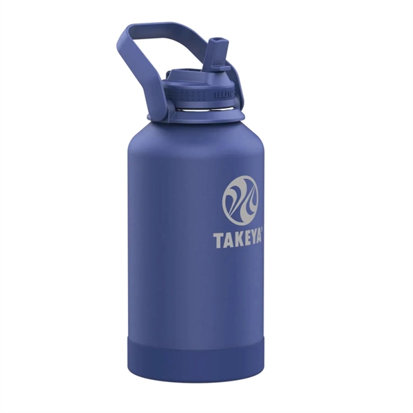 64 oz Takeya® Stainless Steel Insulated Pickle Ball Bottle - 64 oz Takeya® Stainless Steel Insulated Pickle Ball Bottle - Image 4 of 4