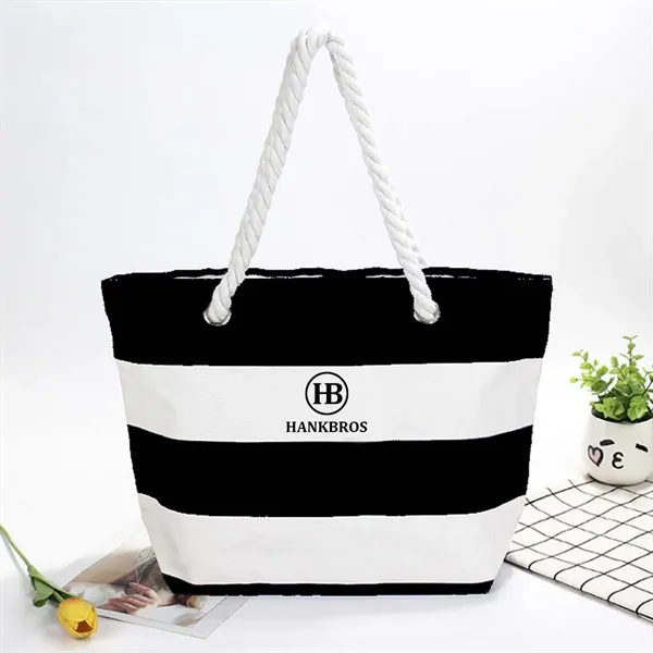Canvas Tote Beach Bag - Canvas Tote Beach Bag - Image 0 of 2