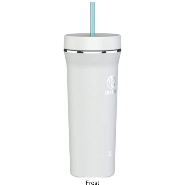 32 oz Takeya® Stainless Steel Insulated Tumbler w/ Straw - 32 oz Takeya® Stainless Steel Insulated Tumbler w/ Straw - Image 1 of 6