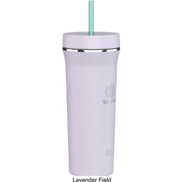 32 oz Takeya® Stainless Steel Insulated Tumbler w/ Straw - 32 oz Takeya® Stainless Steel Insulated Tumbler w/ Straw - Image 2 of 6