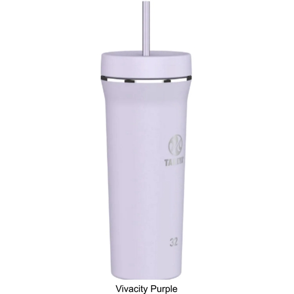 32 oz Takeya® Stainless Steel Insulated Tumbler w/ Straw - 32 oz Takeya® Stainless Steel Insulated Tumbler w/ Straw - Image 5 of 6