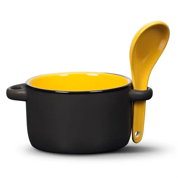 Merritt Soup Mug & Spoon - Imprinted - Merritt Soup Mug & Spoon - Imprinted - Image 15 of 15