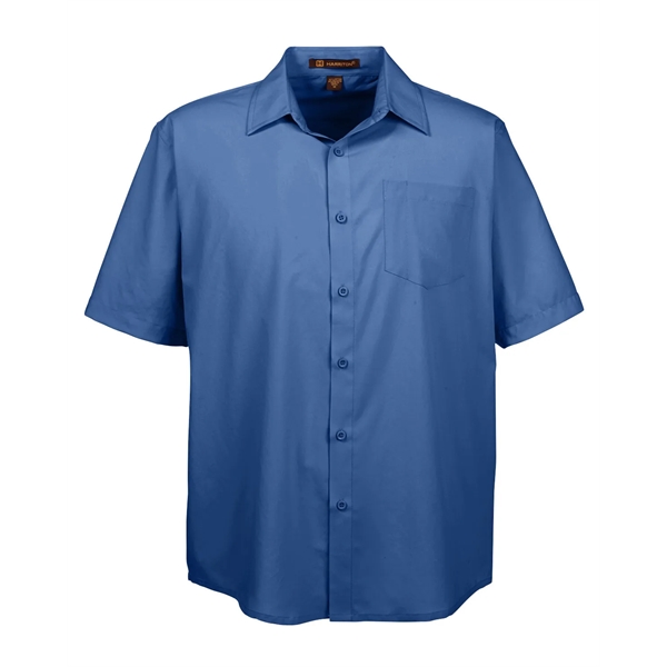 Harriton Men's Paradise Short-Sleeve Performance Shirt - Harriton Men's Paradise Short-Sleeve Performance Shirt - Image 3 of 15