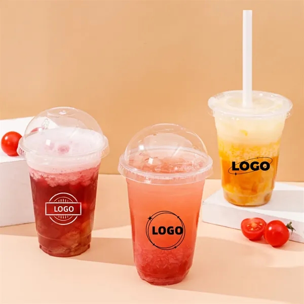 16oz Disposable Clear PET Coffee Cup With Lid - 16oz Disposable Clear PET Coffee Cup With Lid - Image 1 of 1