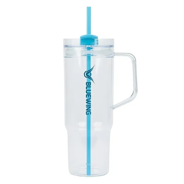 Oliver 40 oz. Clear AS Travel Mug - Oliver 40 oz. Clear AS Travel Mug - Image 3 of 9