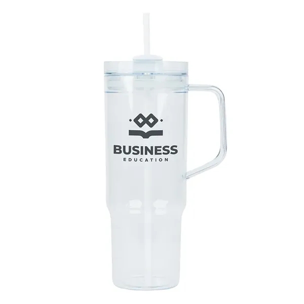 Oliver 40 oz. Clear AS Travel Mug - Oliver 40 oz. Clear AS Travel Mug - Image 8 of 9
