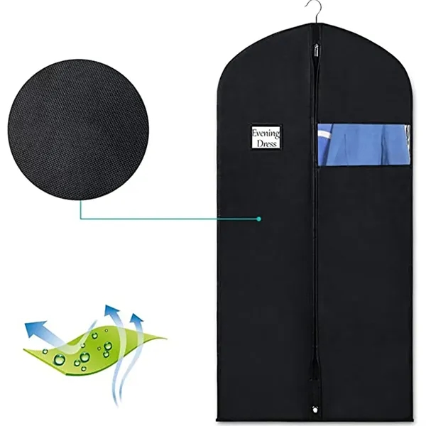 Foldable Garment Bags for Hanging Clothes with Clear Window - Foldable Garment Bags for Hanging Clothes with Clear Window - Image 1 of 3