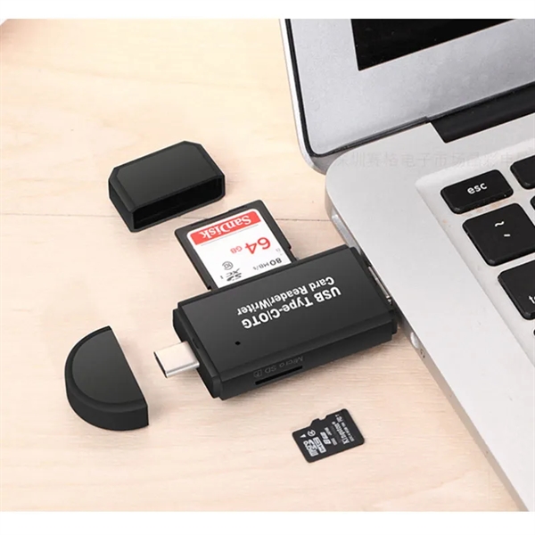 SD Card Reader High Speed USB Adapter Dual Slots Memory - SD Card Reader High Speed USB Adapter Dual Slots Memory - Image 1 of 2