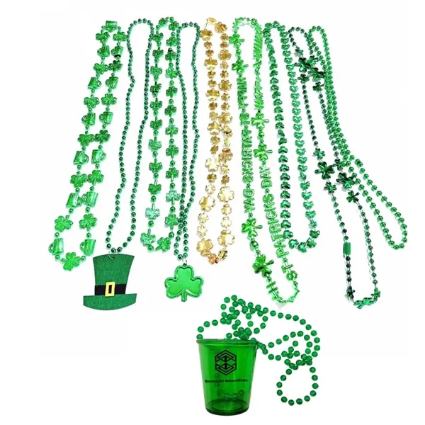 Beads Necklace for St Patricks Day Party Favors - Beads Necklace for St Patricks Day Party Favors - Image 0 of 9