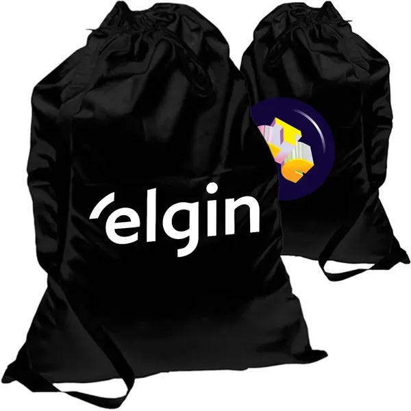 Drawstring Laundry Bag w/ Shoulder Strap (24" X 34") - Drawstring Laundry Bag w/ Shoulder Strap (24" X 34") - Image 0 of 2