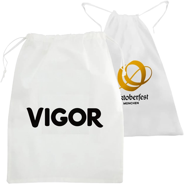 Non-Woven Laundry Bags Drawstring (18" x 24") - Non-Woven Laundry Bags Drawstring (18" x 24") - Image 0 of 2